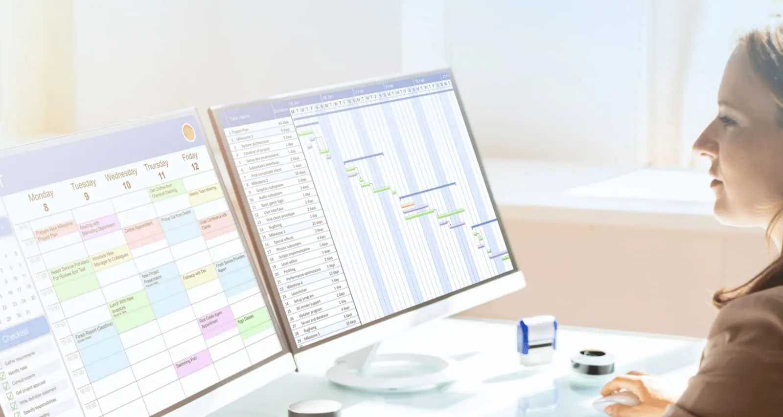 Illustration for the article “3 tips for managing your work calendar”