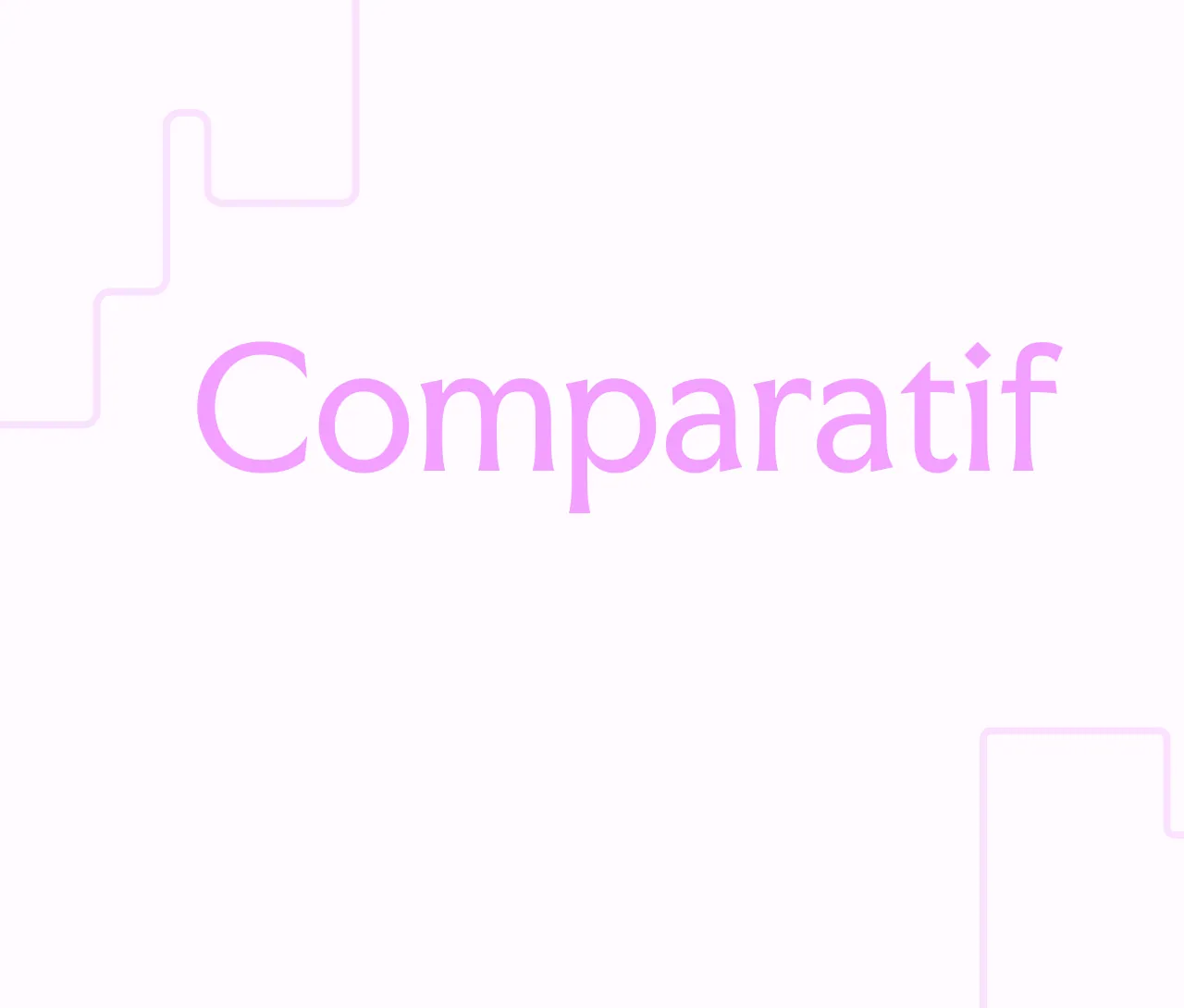 image comparatif