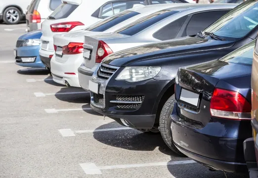 Car park space reserved for an employee