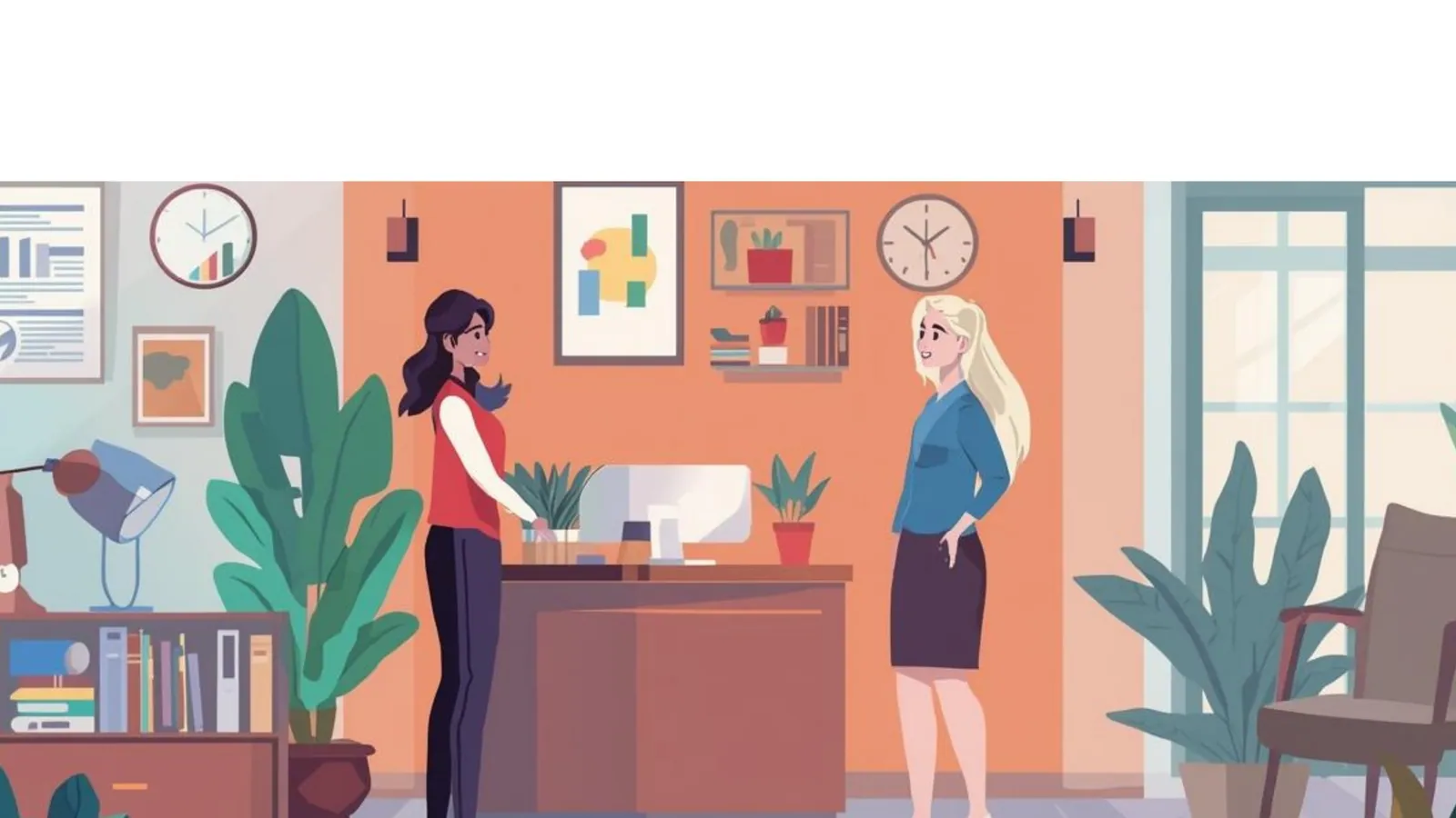 Illustration for the article “Why visits leave the building entrance and reception vulnerable”