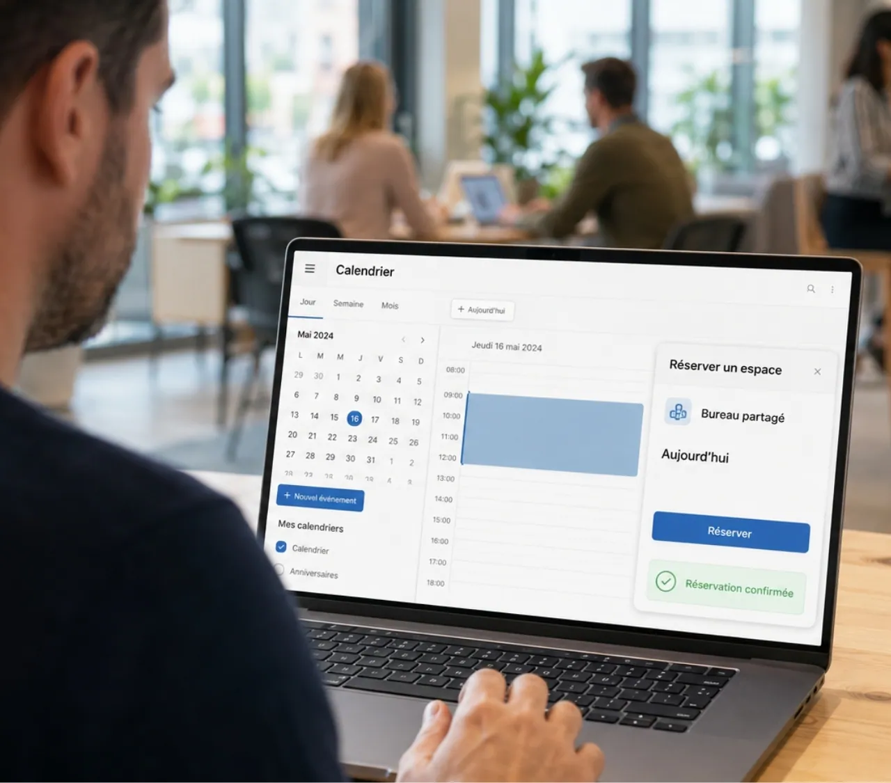 Réservation de salle synchronisée avec Outlook, Teams & Google