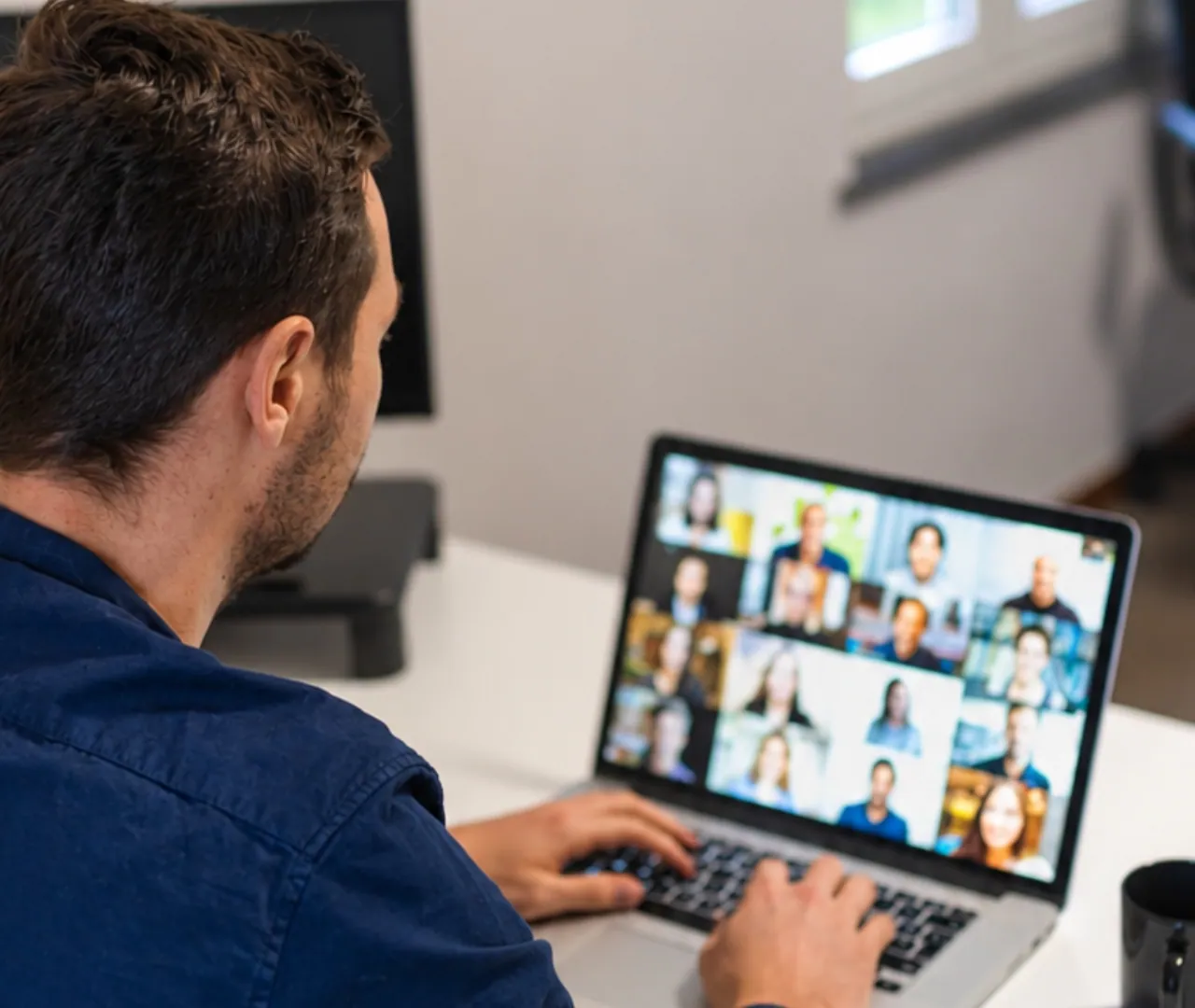 Employee in a meeting