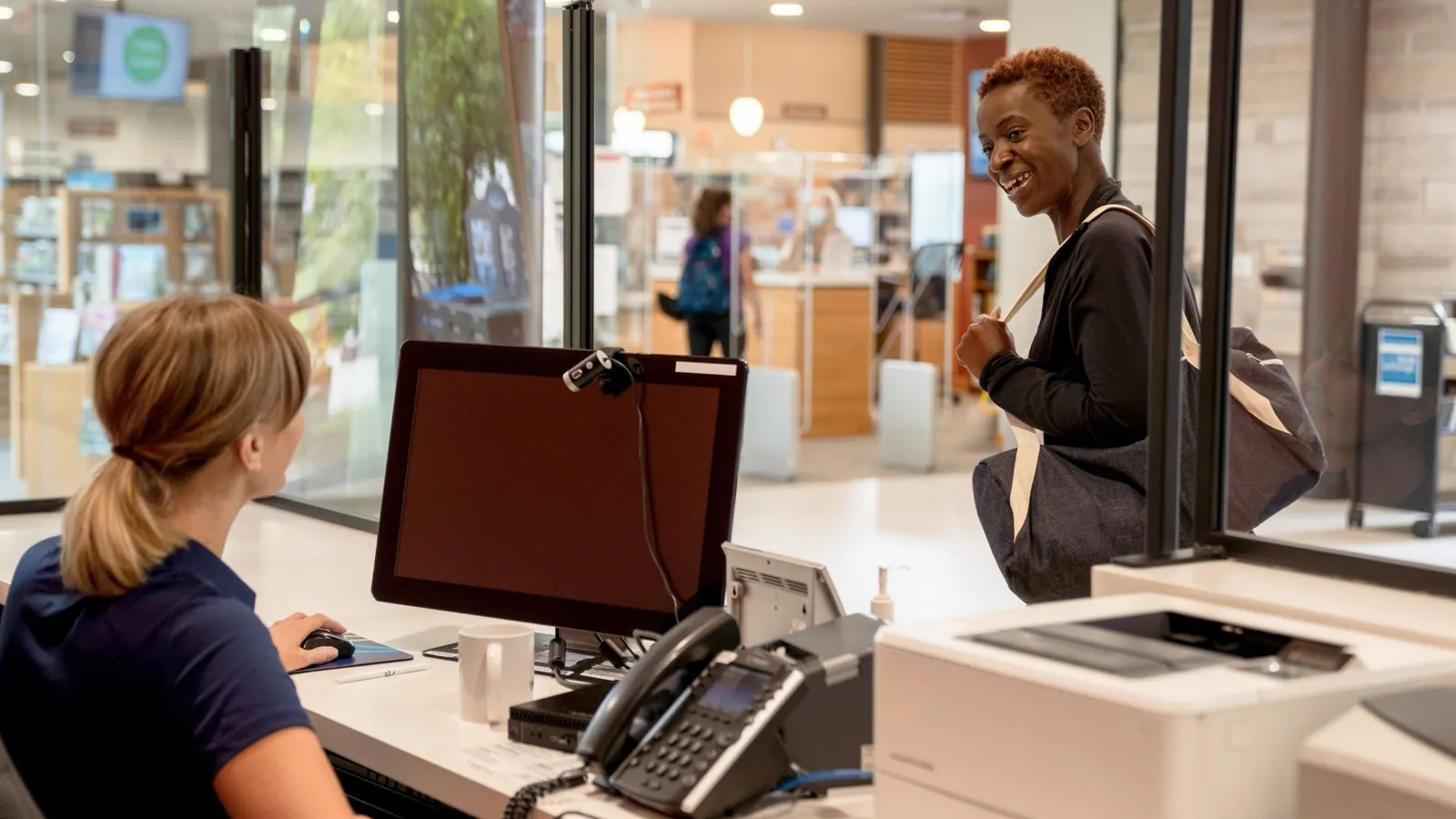 Illustration for the article “Company visits: receptionists and visitors, a strategic partnership”