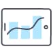 icône statistiques logiciel de gestion des visiteurs - Hamilton Apps