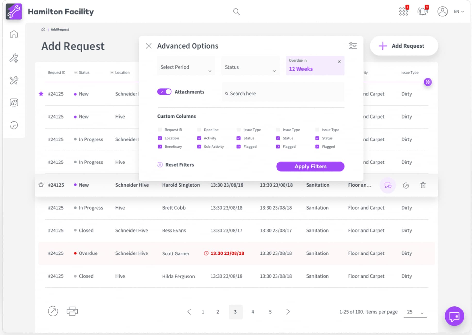 logiciel de facility management - hamilton apps